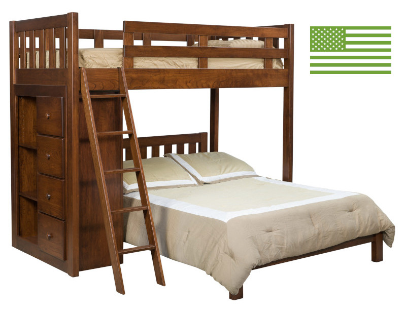 Amish Benning Twin & Full Bunk Bed